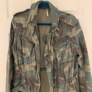 Free People Camo Utility Jacket Women/Medium